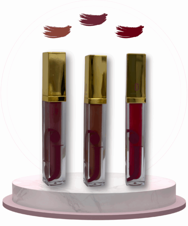 Liquid lipstick infused with luban